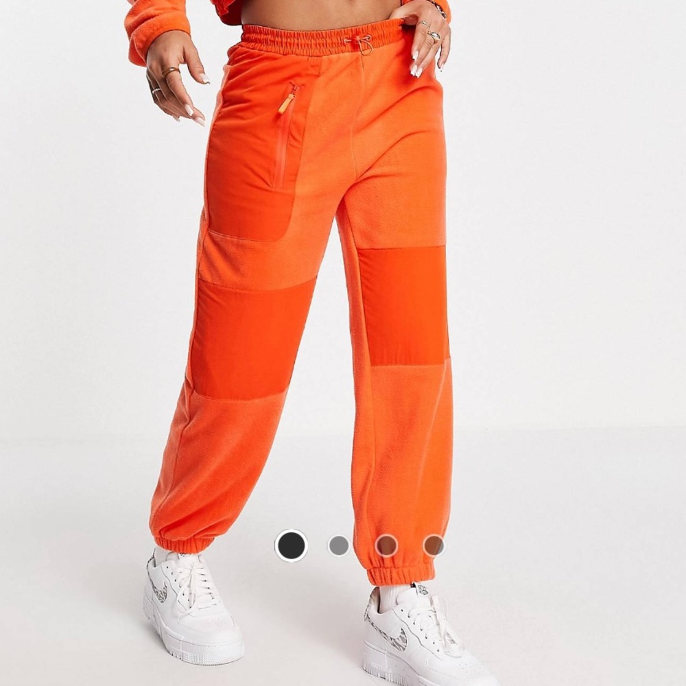 Orange comfy sweatpants